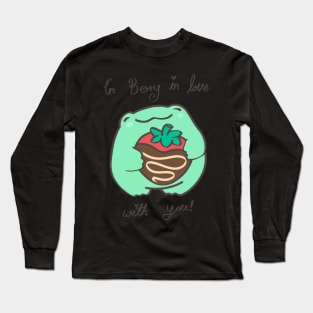 I’m berry in love with you frog valentine Long Sleeve T-Shirt